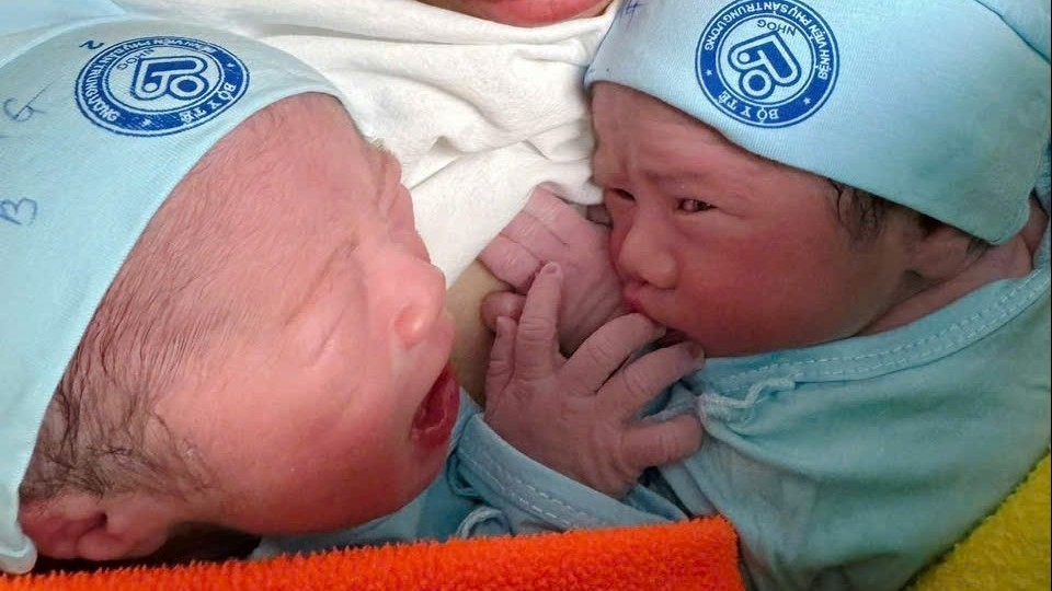 Chúng con chào cô chú ạ!