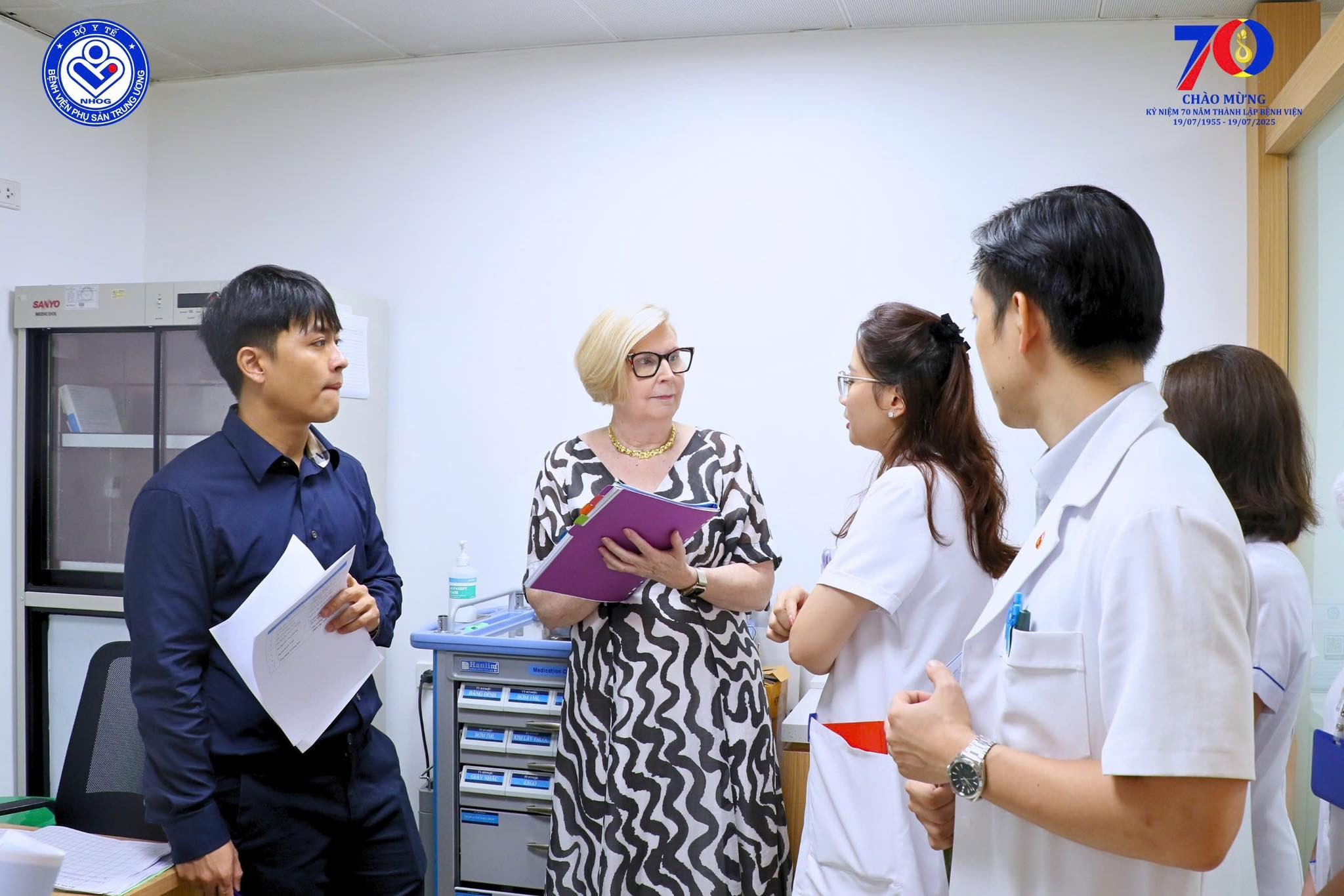 Bệnh viện Phụ sản trung ương đón đoàn chuyên gia quốc tế giám sát, đánh giá nội bộ 