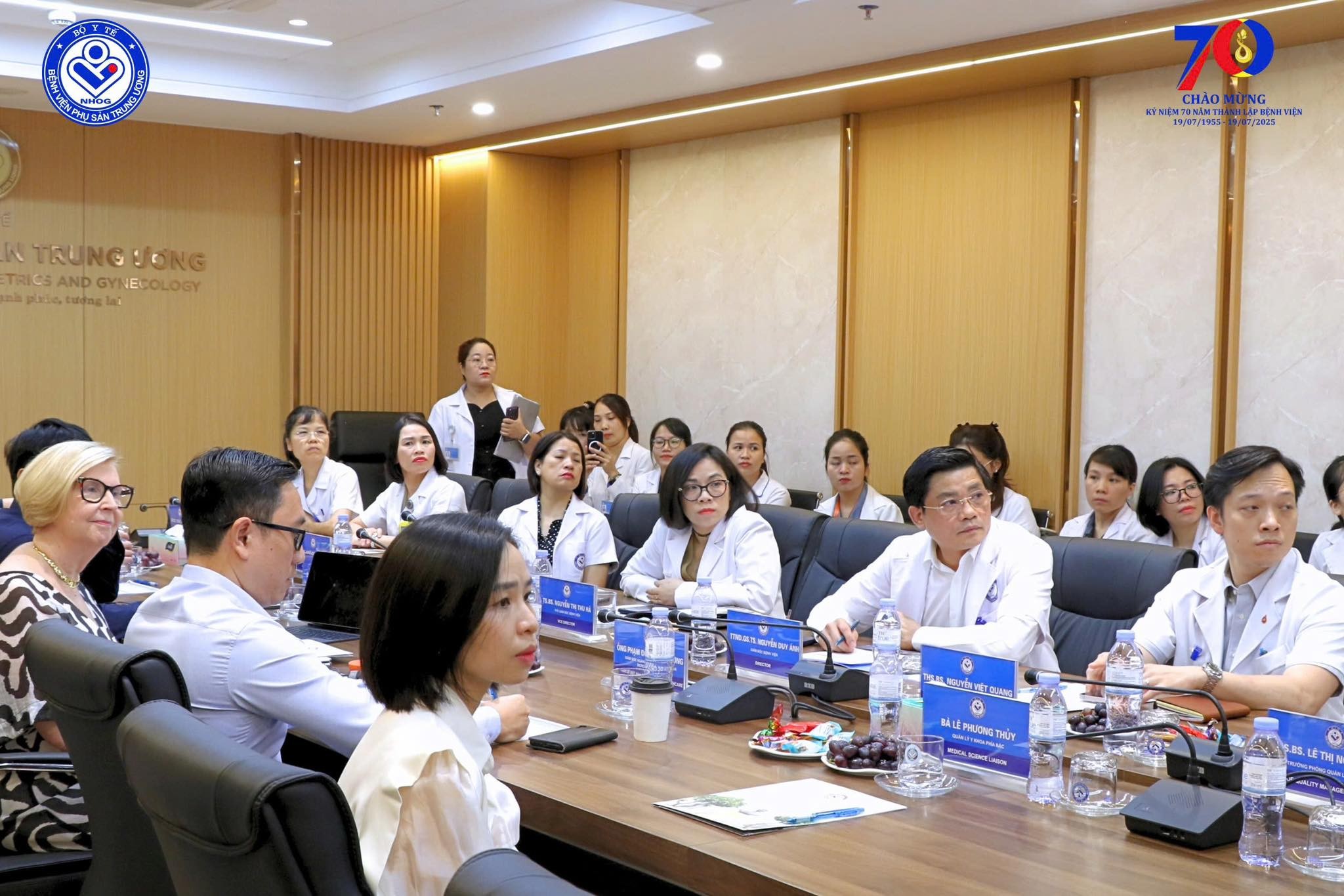 Bệnh viện Phụ sản trung ương đón đoàn chuyên gia quốc tế giám sát, đánh giá nội bộ 