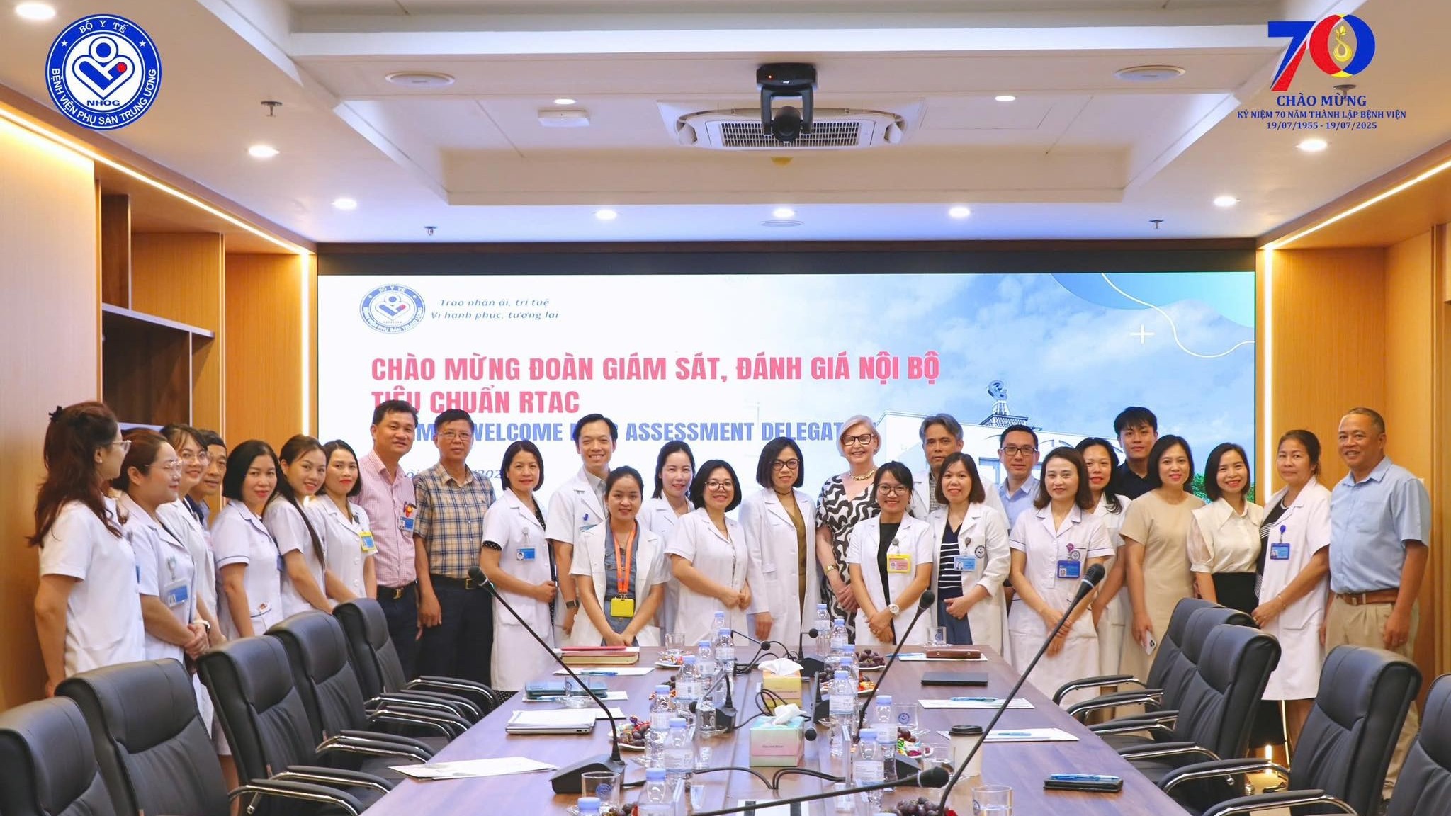 Bệnh viện Phụ sản trung ương đón đoàn chuyên gia quốc tế giám sát, đánh giá nội bộ "Bộ tiêu chuẩn RTAC"
